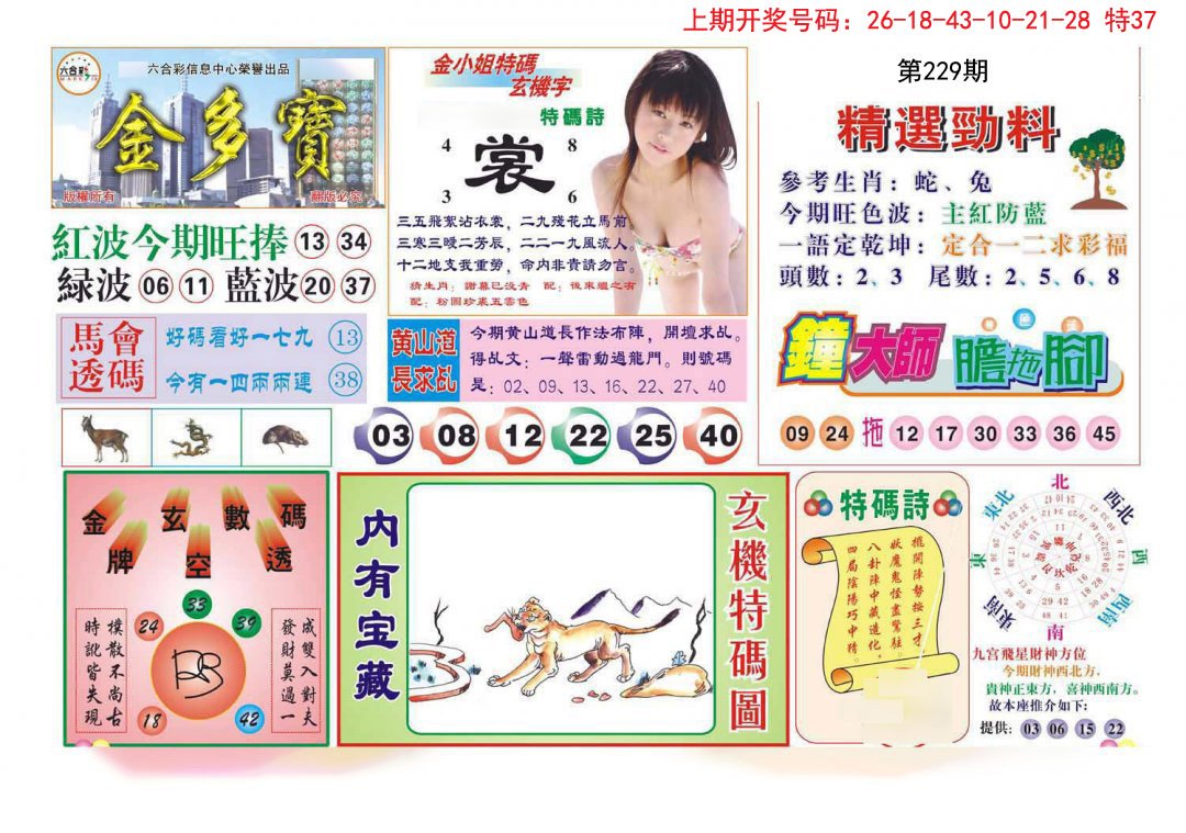 2024229期金多宝
