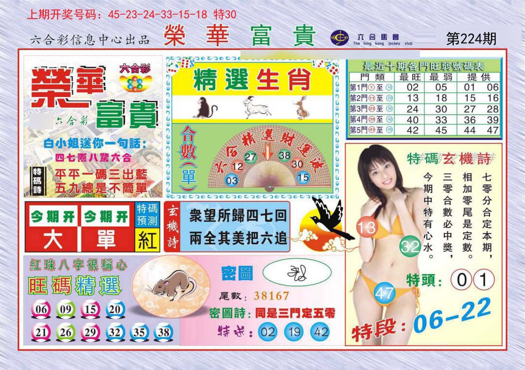 2024224期荣华富贵