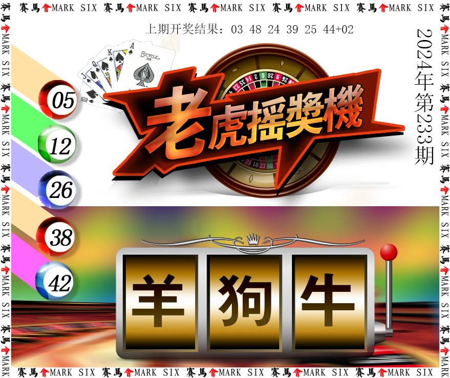 2024233期老虎摇奖机