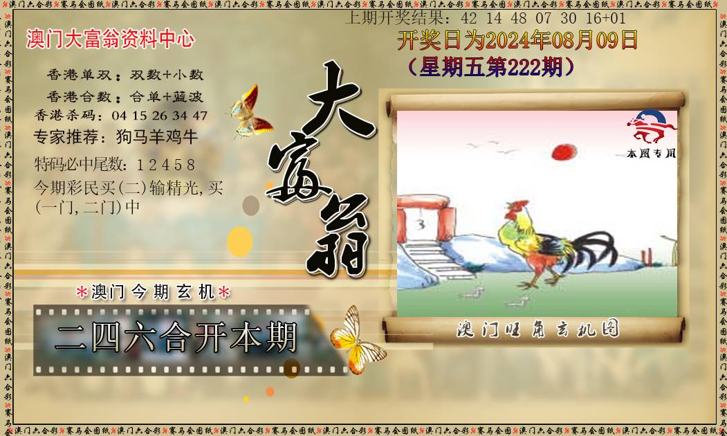 2024222期新大富翁