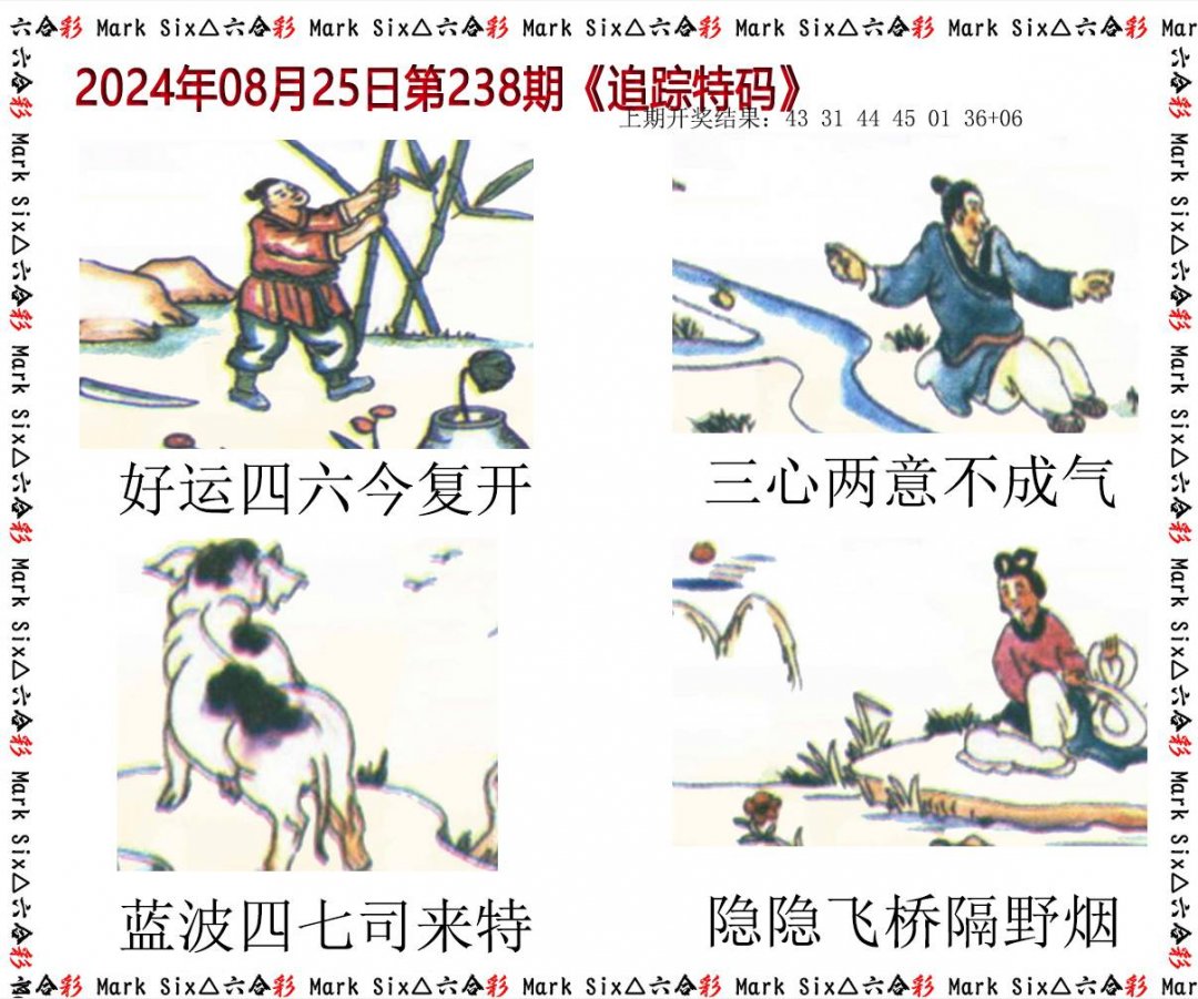 2024238期追踪特码