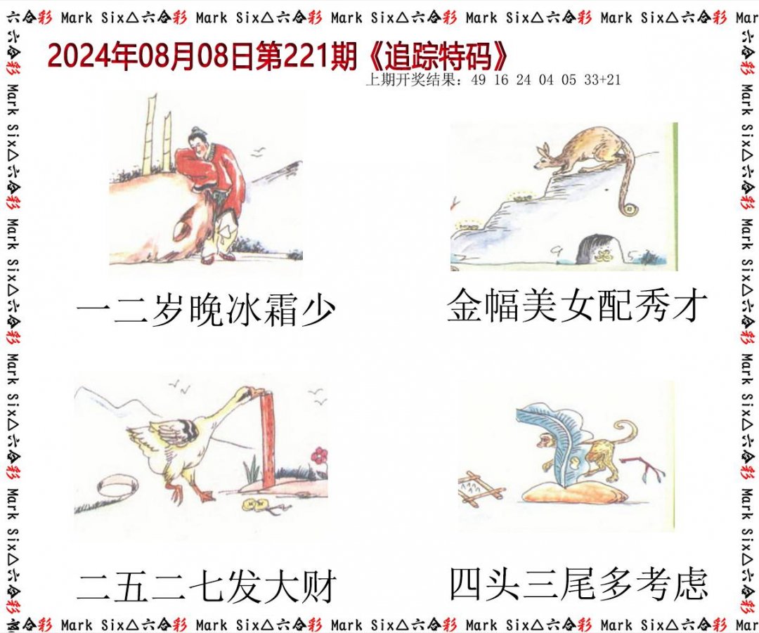 2024221期追踪特码