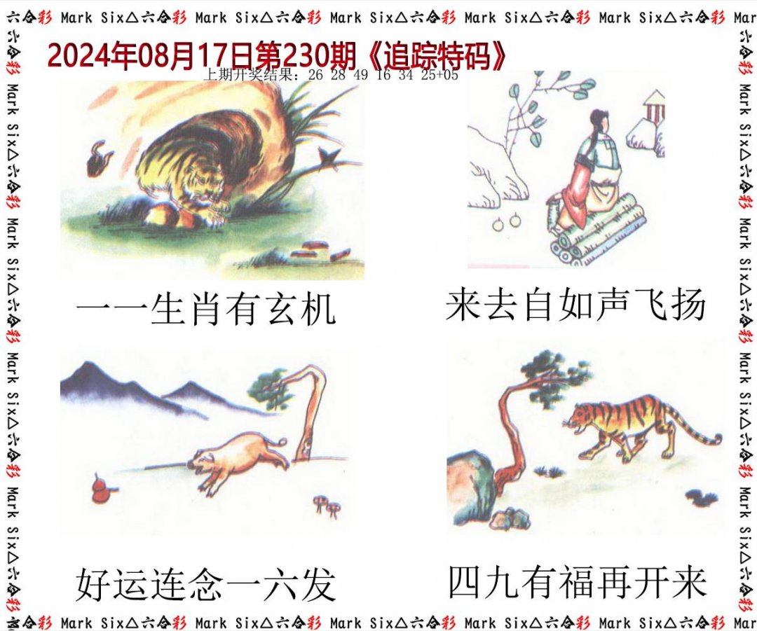 2024230期追踪特码