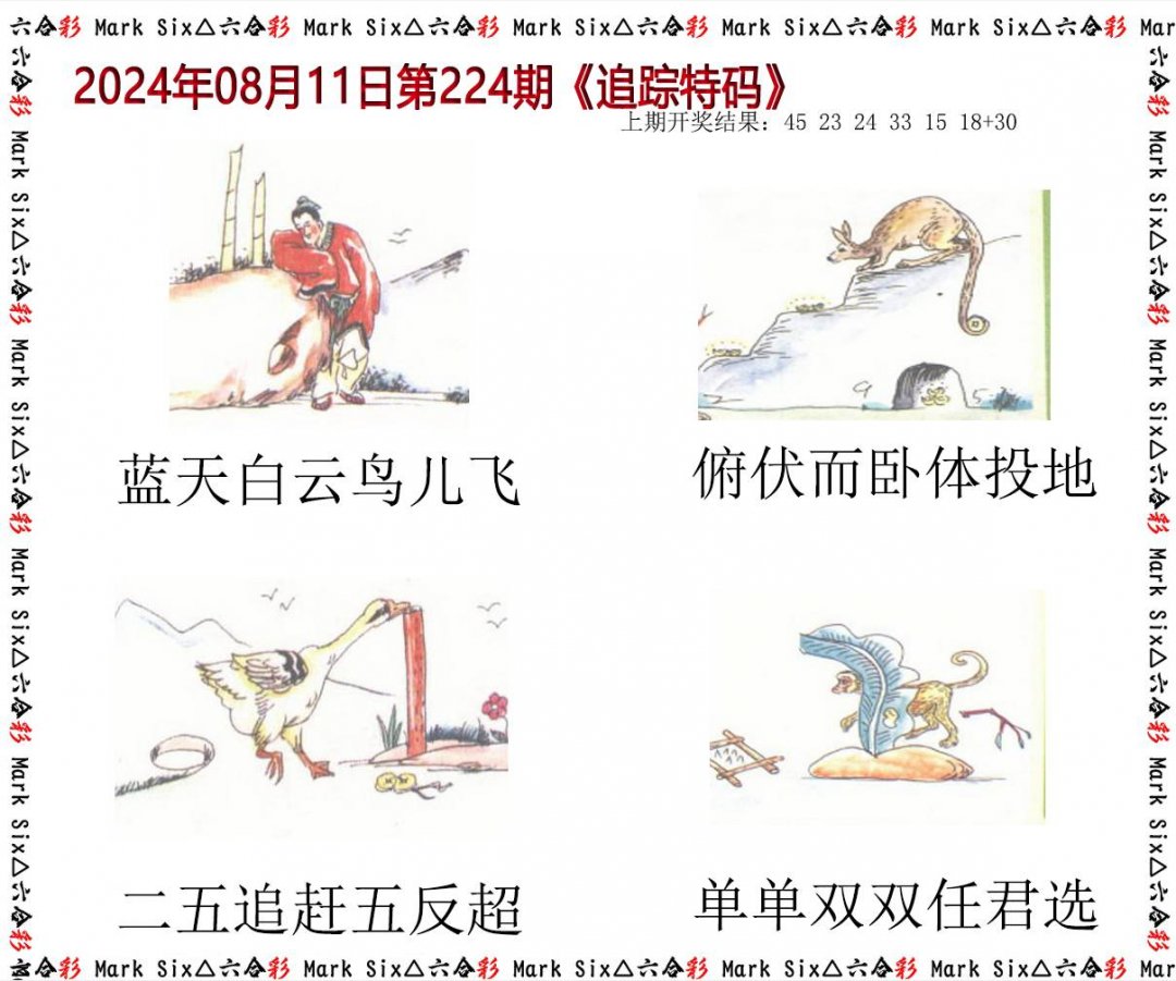2024224期追踪特码