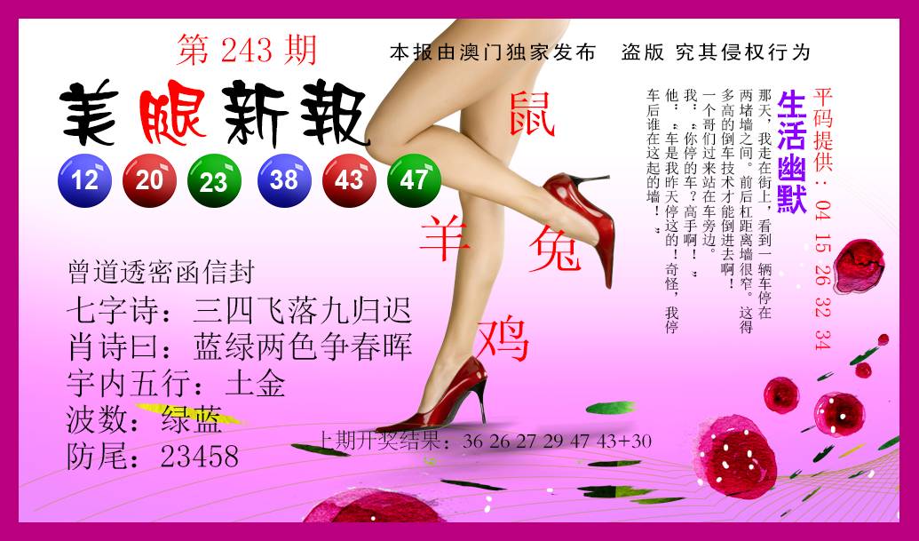 2024243期美腿新报