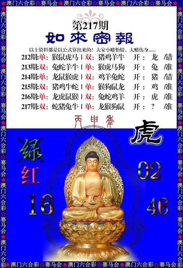 2024217期如来秘报