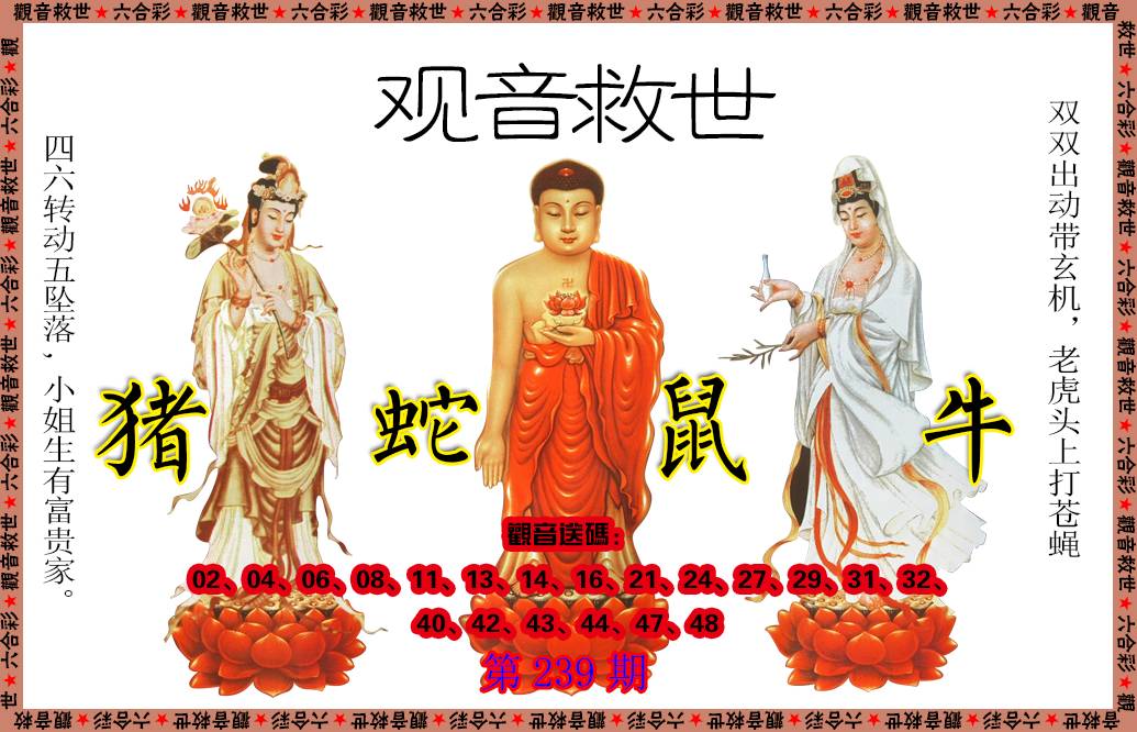 2024239期观音救世