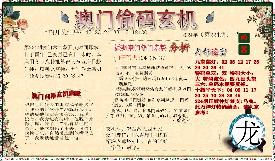 2024224期偷码玄机