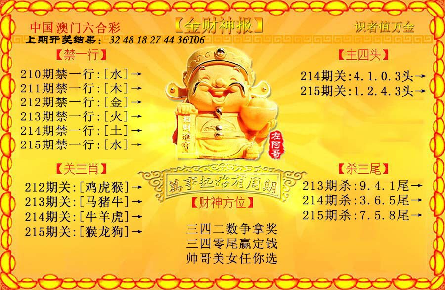 2024215期金财神