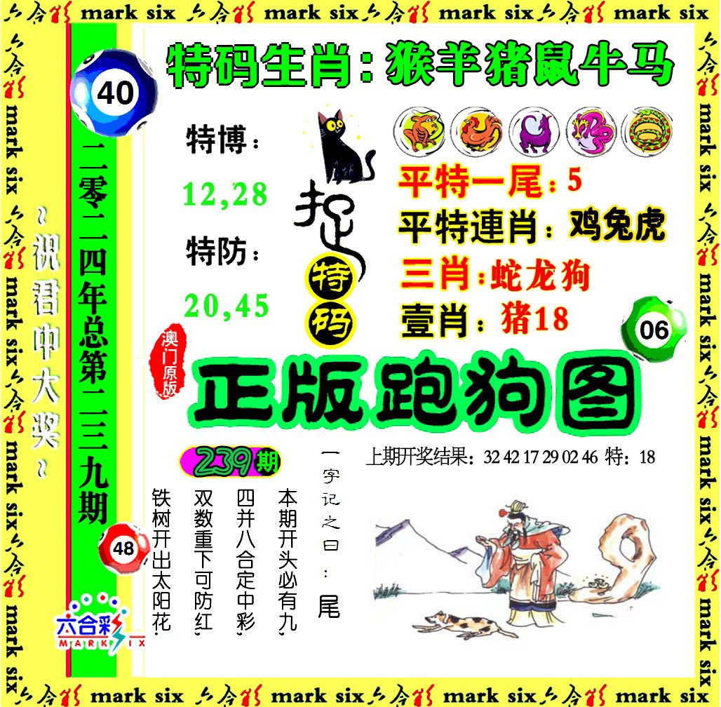 2024239期正版跑狗图