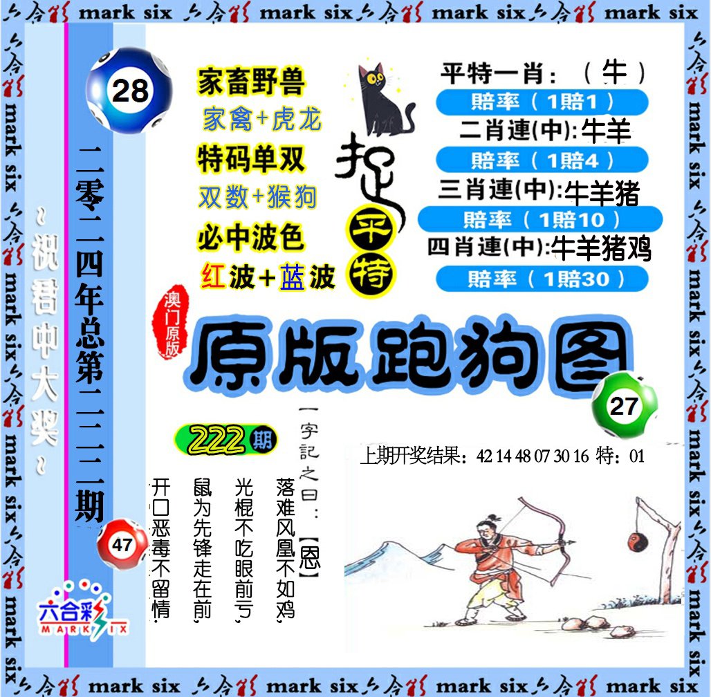 2024222期原版跑狗图