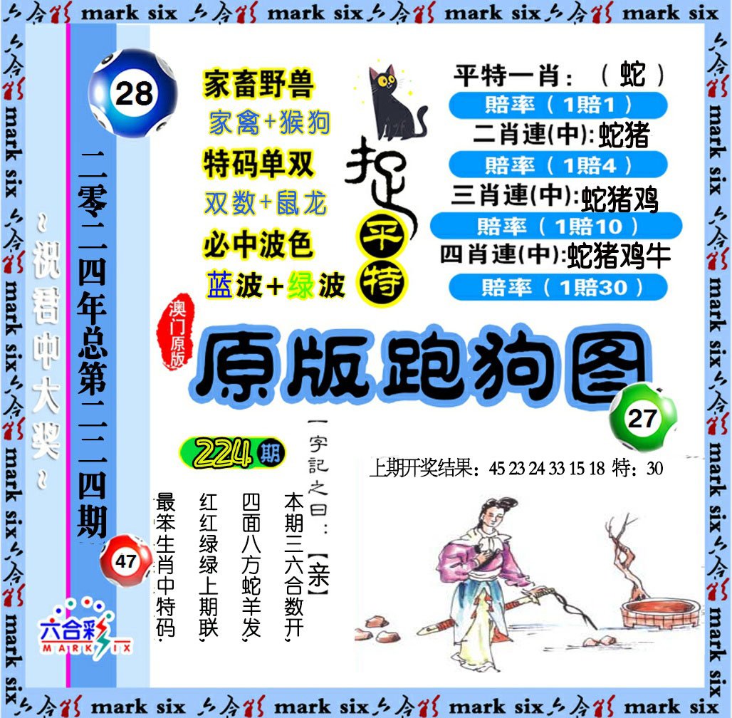 2024224期原版跑狗图