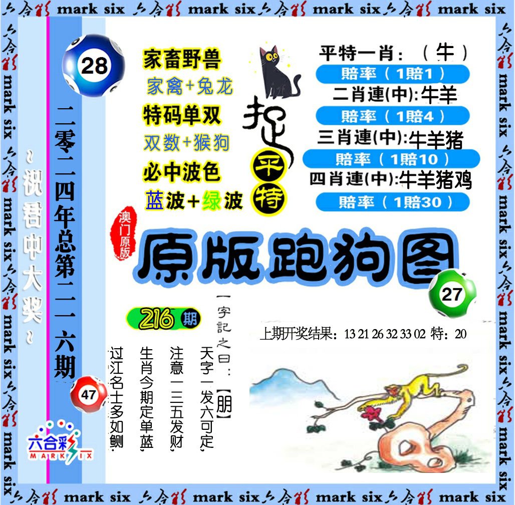 2024216期原版跑狗图