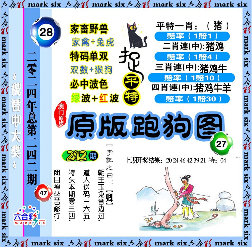 2024242期原版跑狗图