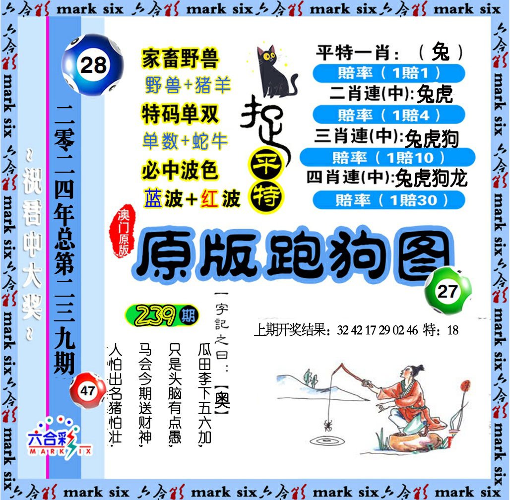2024239期原版跑狗图