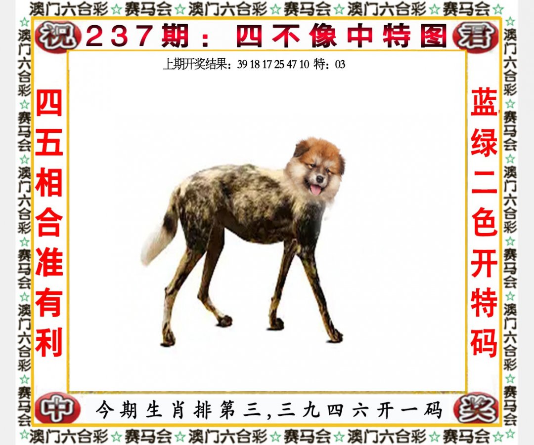 2024237期四不像中特图