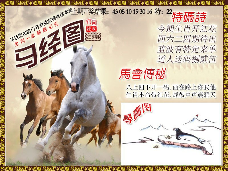 2024225期马经1