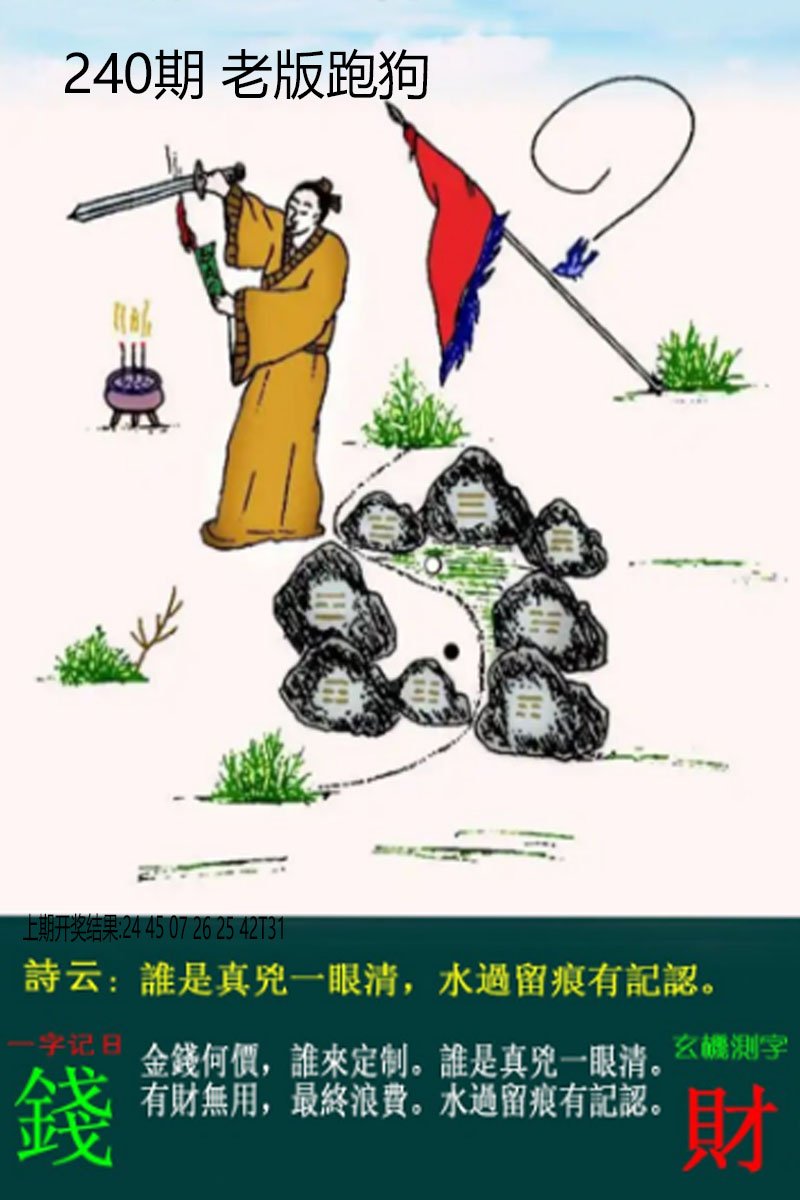 2024240期老板跑狗