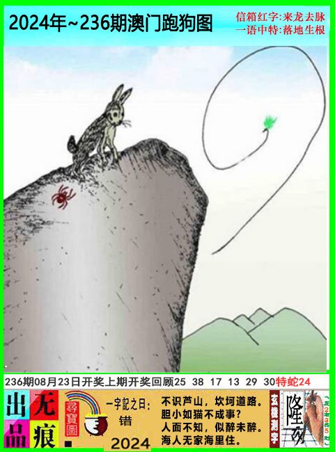 2024236期澳门跑狗无痕版