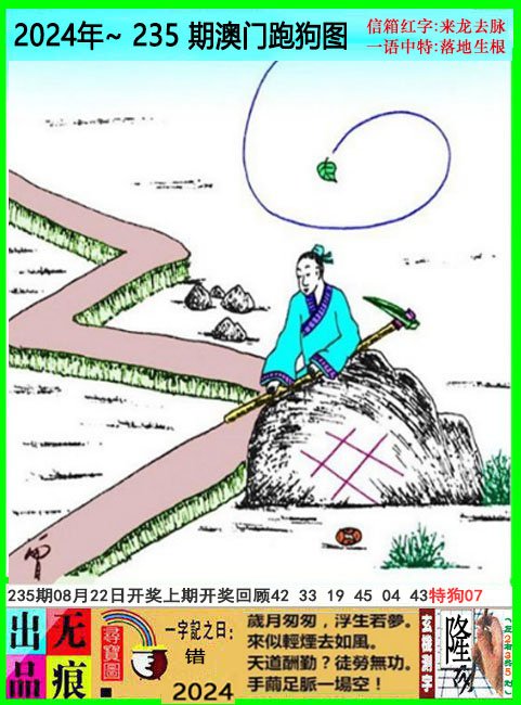 2024235期澳门跑狗无痕版