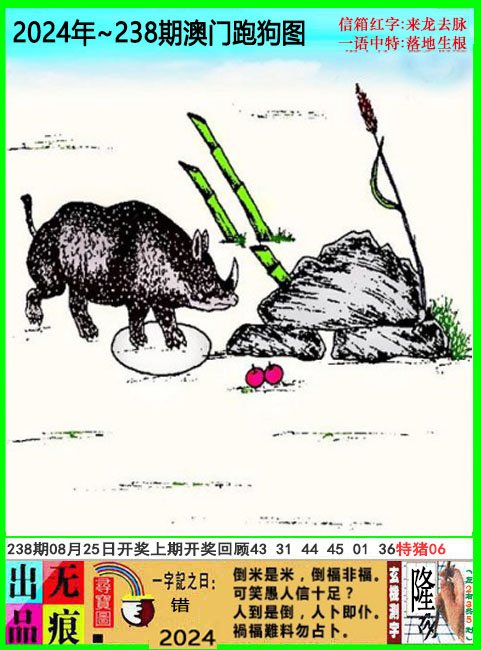 2024238期澳门跑狗无痕版