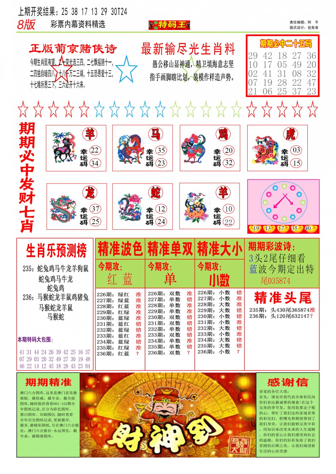 2024236期特码王B
