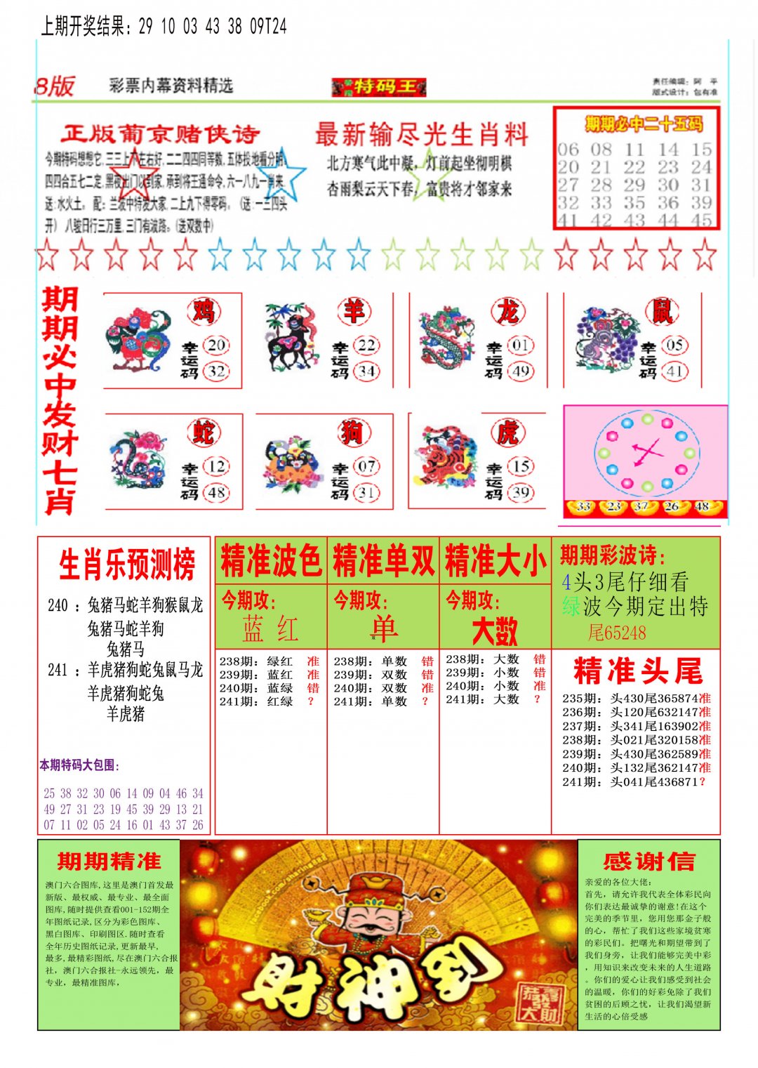 2024241期特码王B