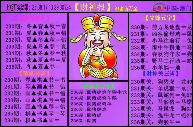 2024236期紫财神