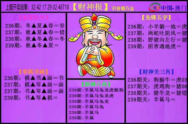 2024239期紫财神