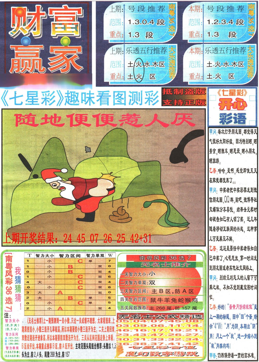 2024240期七星彩图(高清)