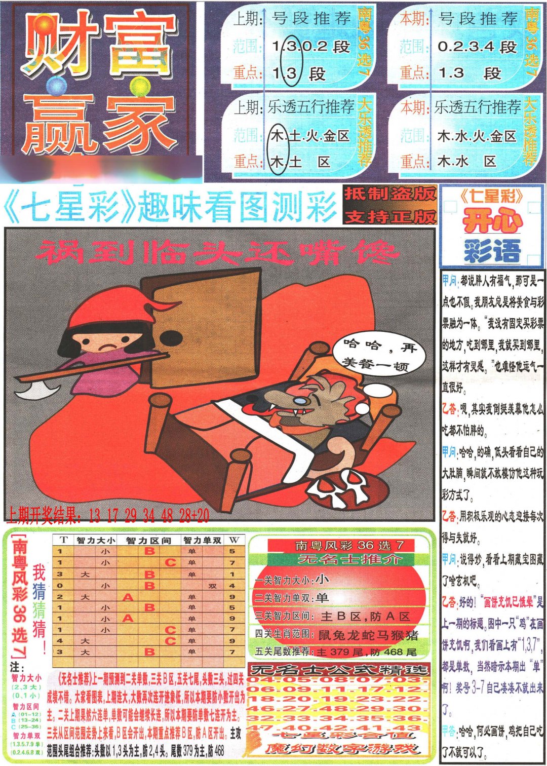 2024228期七星彩图(高清)