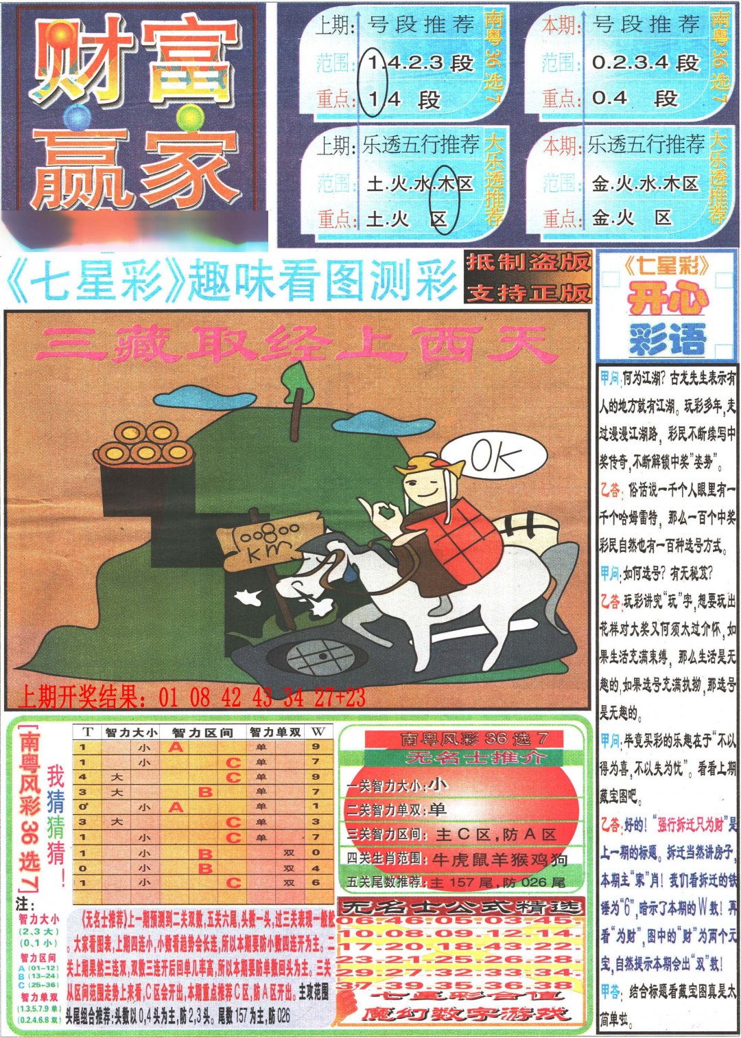 2024234期七星彩图(高清)