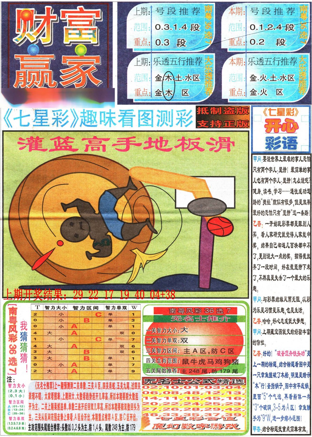 2024214期七星彩图(高清)