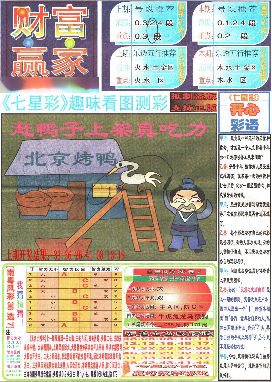 2024223期七星彩图(高清)