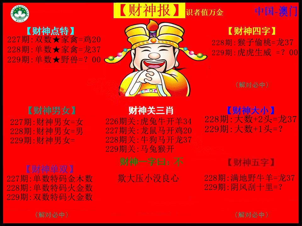 2024229期红财神