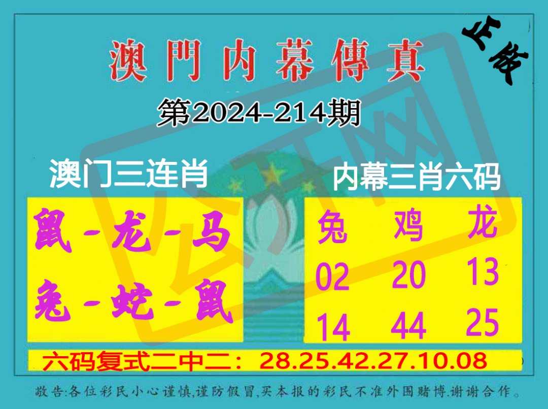 2024214期内幕传真三肖版