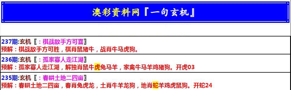 2024237期澳门一句玄机