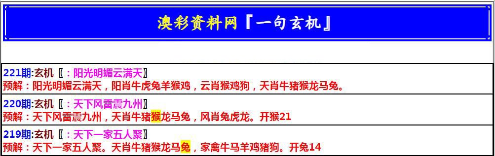 2024221期澳门一句玄机