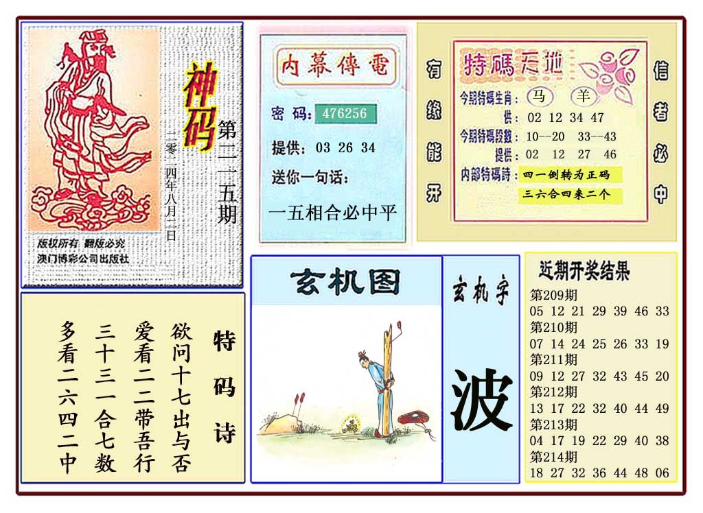 2024215期黄大仙神码