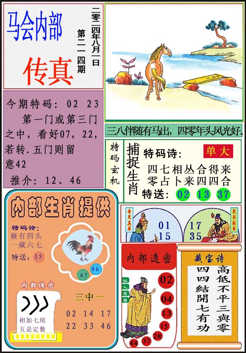 2024214期马会内部传真