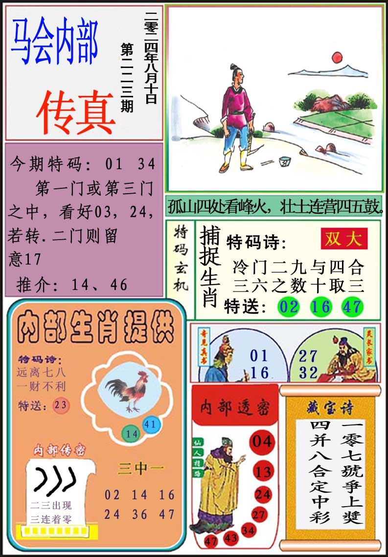 2024223期马会内部传真