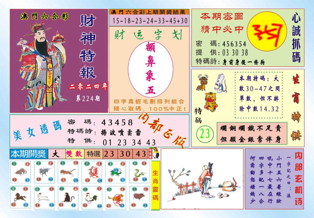 2024224期财神特报