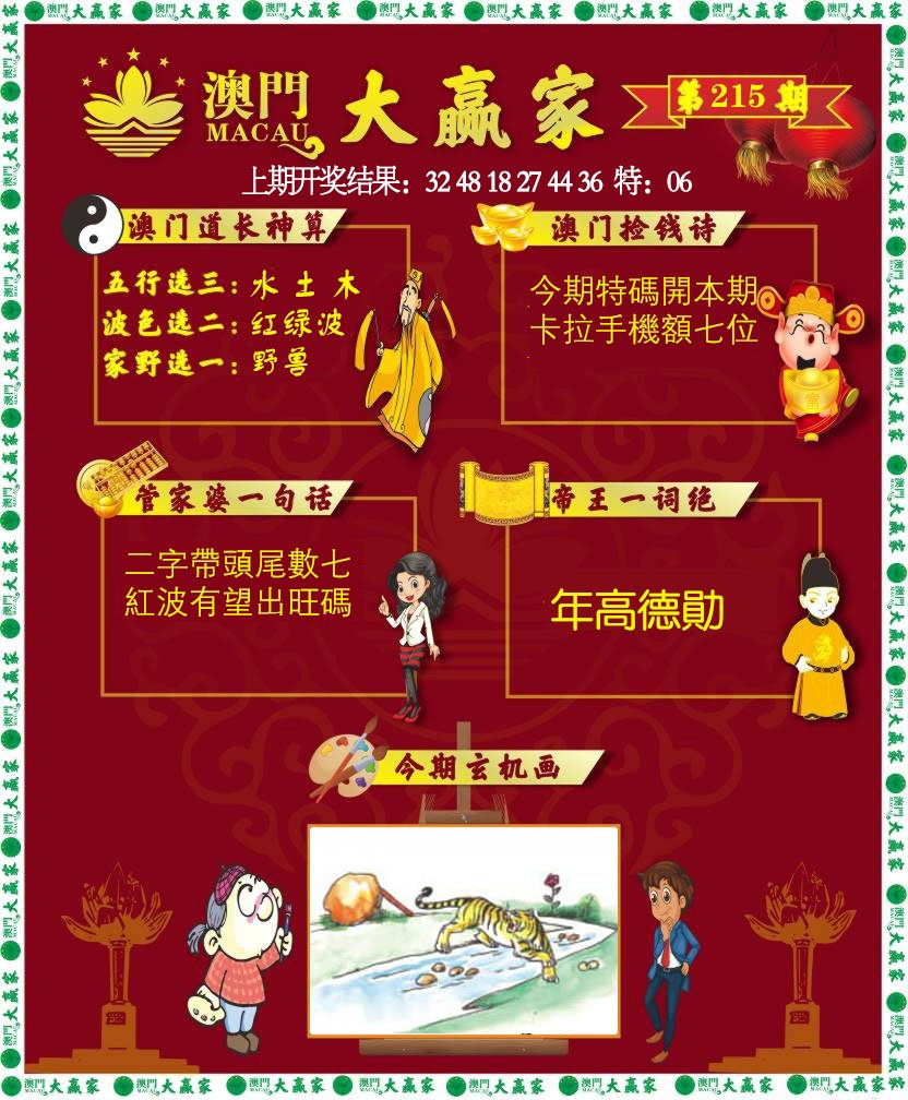 2024215期大赢家