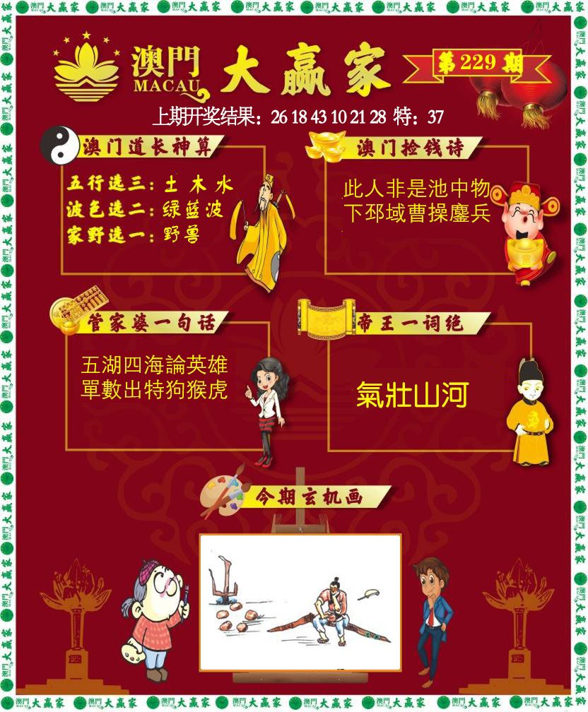 2024229期大赢家