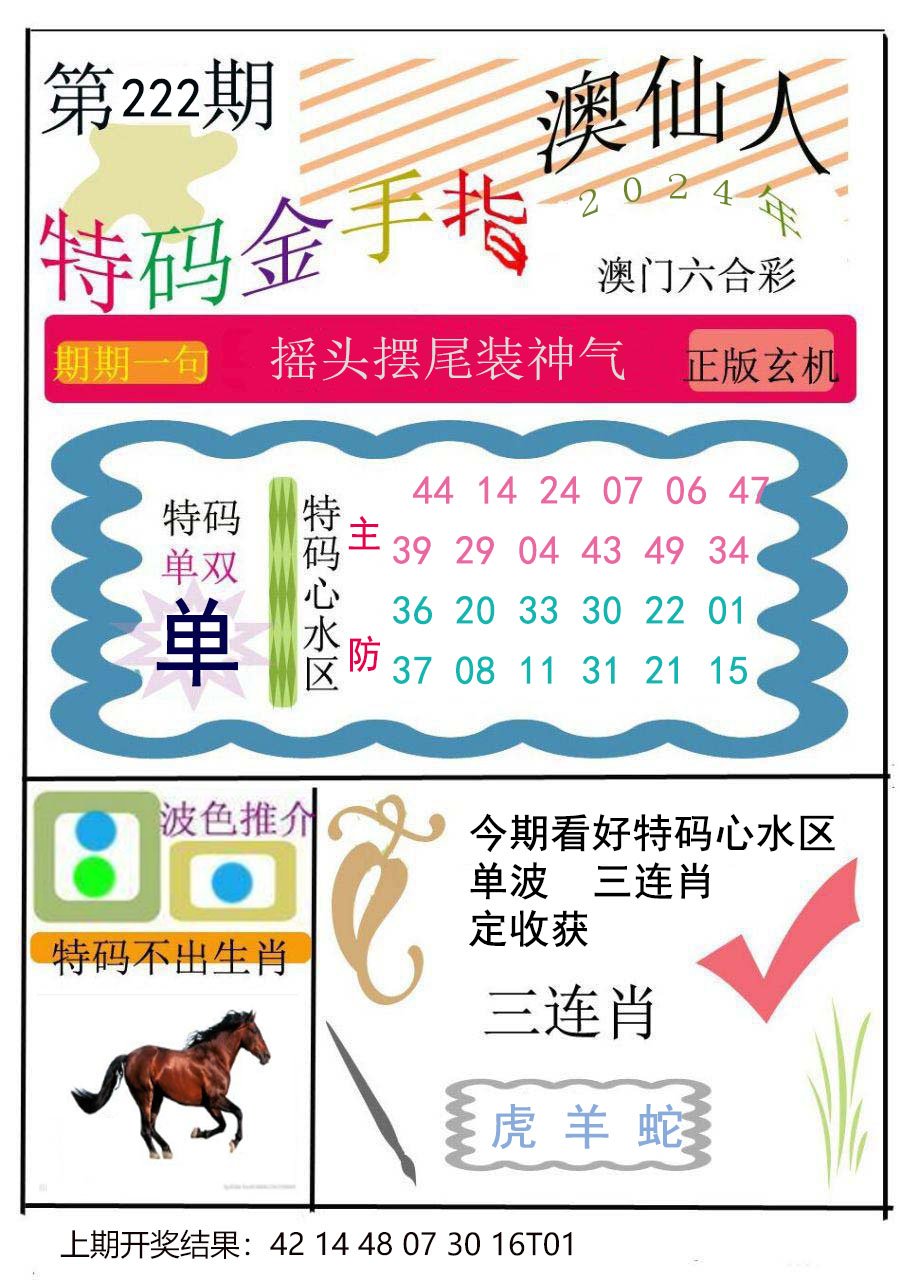 2024222期特码金手指