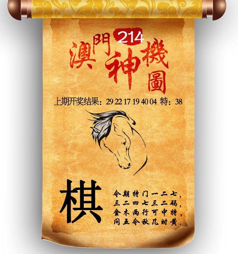 2024214期澳门神机图