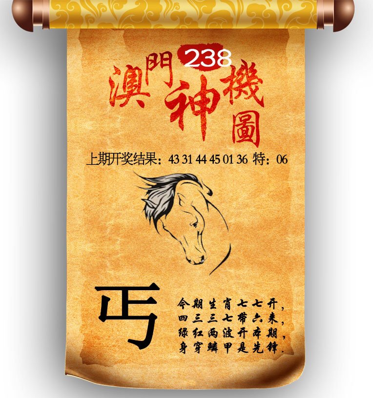 2024238期澳门神机图