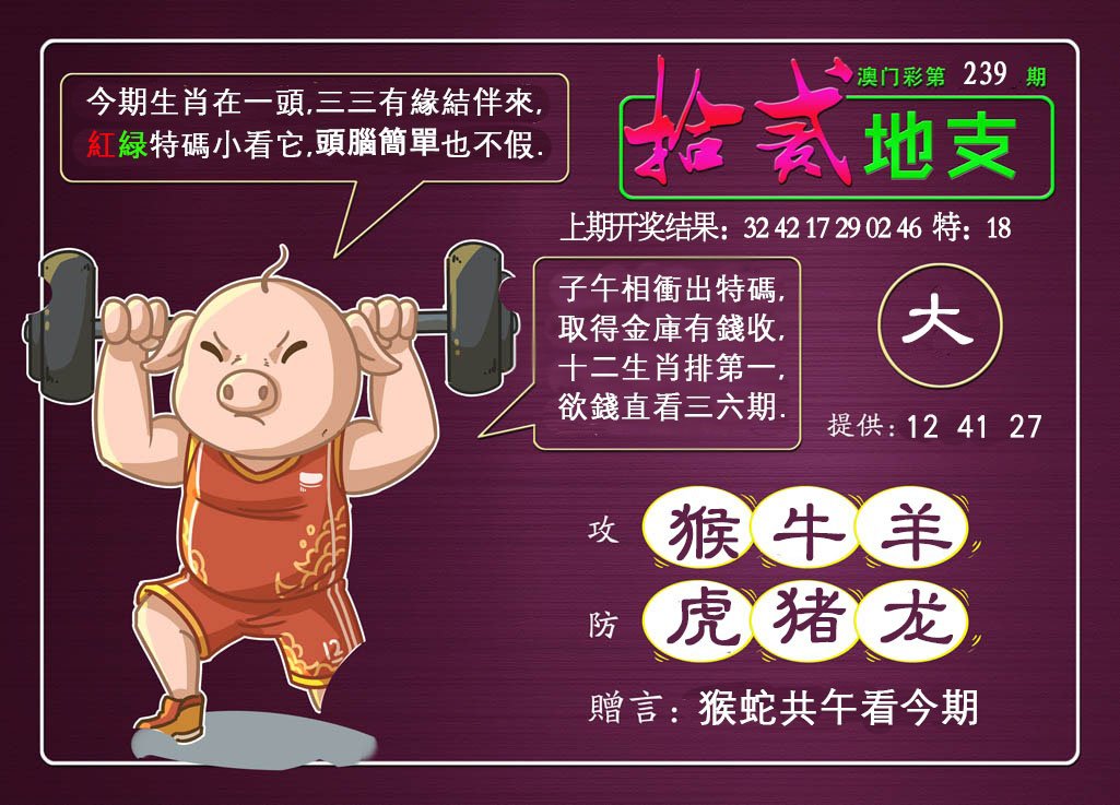 2024239期十二地支