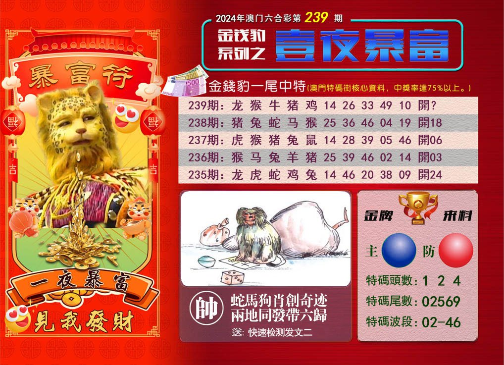 2024239期一夜暴富