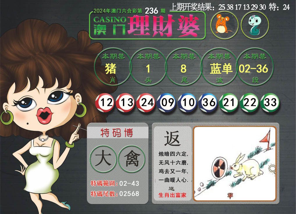 2024236期澳门理财婆